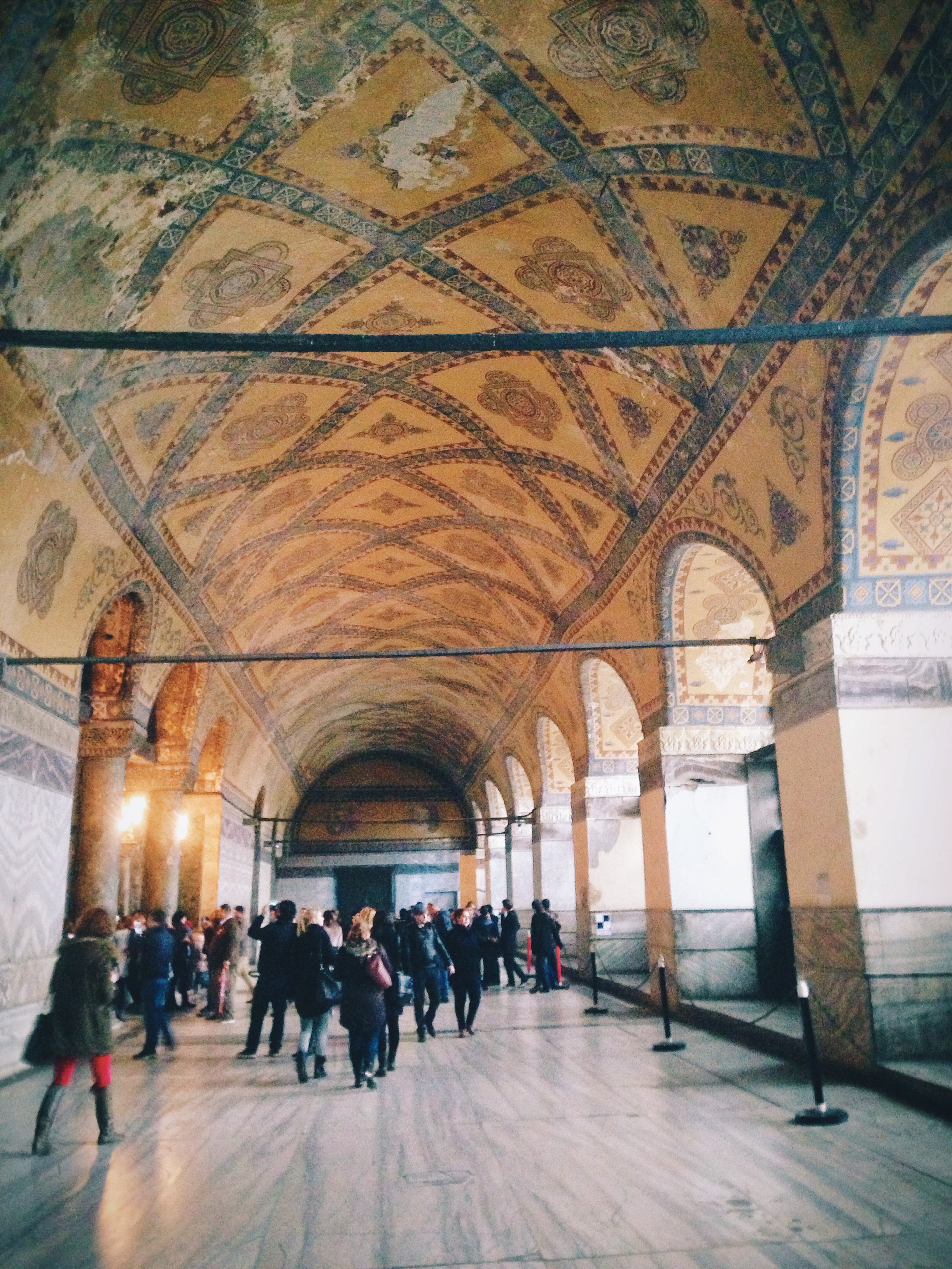 Inside the Hagia Sophia