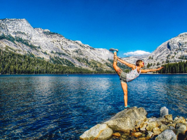 Jill at Yosemite National Park. Photo courtesy of Bill Kuzman
