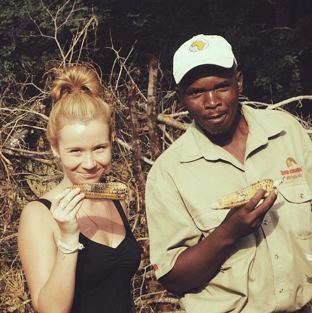 Sharing corn in Africa